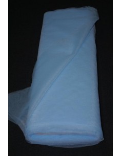 Tulle souple bleu clair largeur 280 300 cm au mètre Tulle souple bleu clair largeur 280 300 cm au mètre
