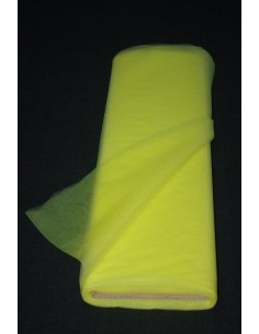 Tulle souple jaune largeur 280 300 cm au mètre Tulle souple jaune largeur 280 300 cm au mètre