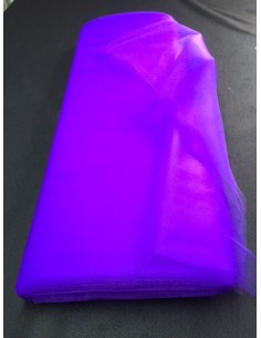 Tulle souple VIOLET NON FEU EN71-2 largeur 280 cm au metre Tulle souple VIOLET NON FEU EN71-2 largeur 280 cm au metre