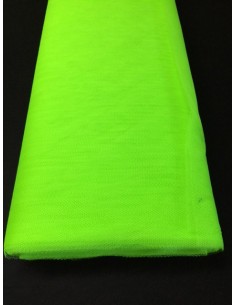 Tulle rigide vert fluo large 75 cm au metre EN71-2 non feu Tulle rigide vert fluo large 75 cm au metre EN71-2 non feu