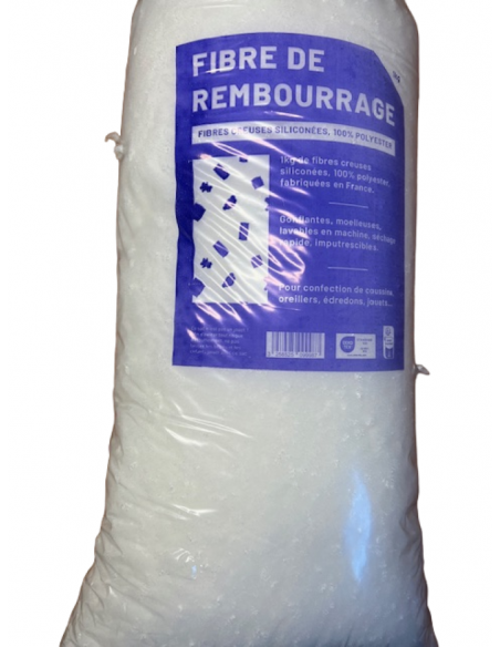 Sachet de fibres OUATE siliconée 1 KG rembourrage 1er choix