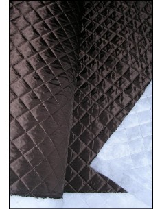 DOUBLURE MATELASSEE Marron chocolat largeur 140 CM